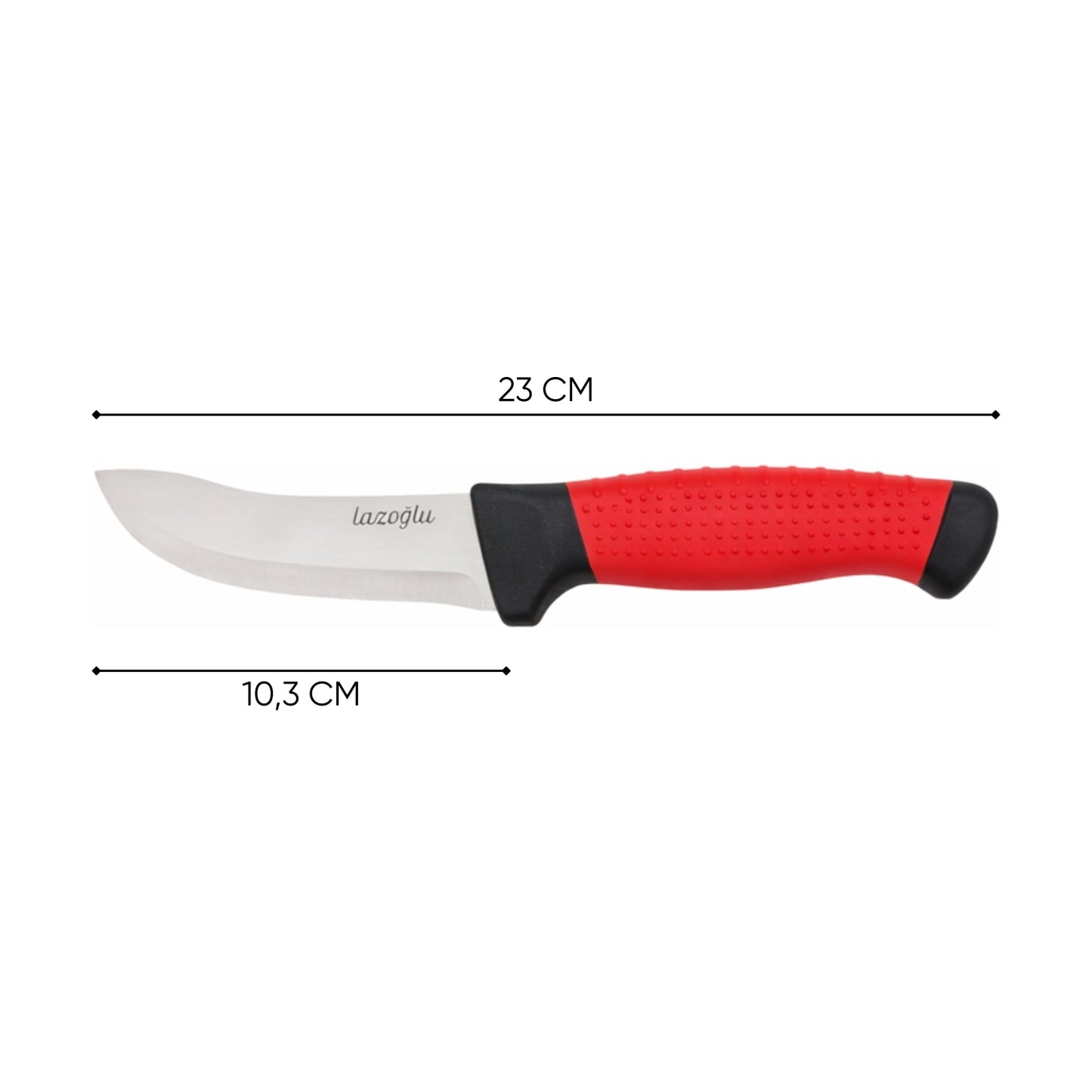 Kasap Bıçağı - Lazoğlu Redmaster - 3'lü Bıçak Seti - Kesme Doğrama - Silikon Sap