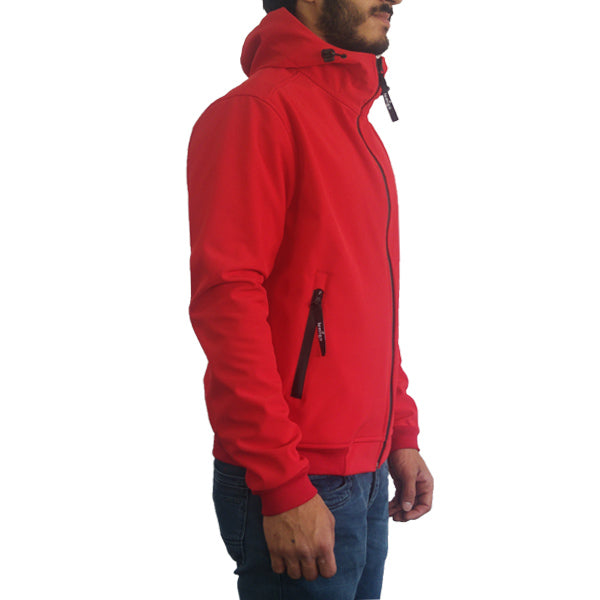 Lemigo Softshell Kapşonlu Ceket Kırmızı
