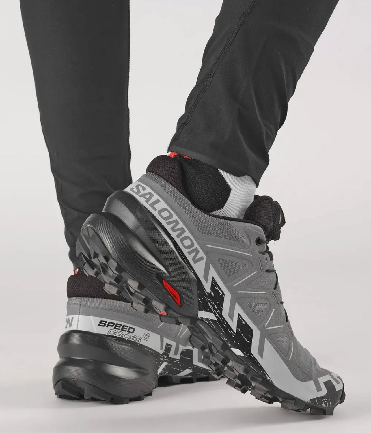Salomon Speedcross 6 Erkek Koşu Ayakkabısı - Quiet Shade/Black/Pearl Blue