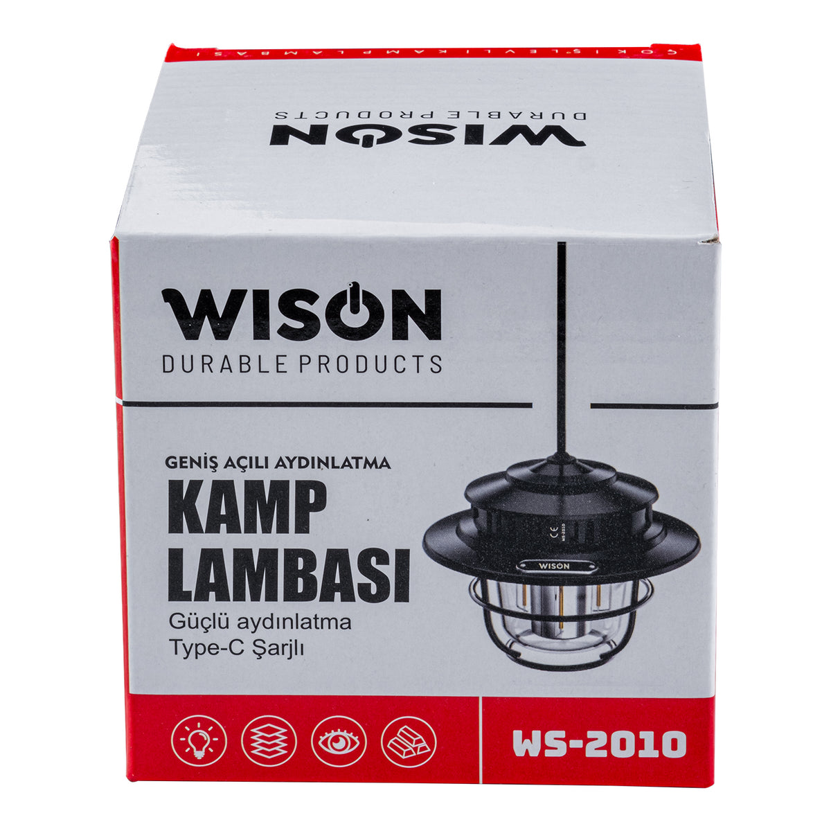 Şarj Edilebilir Kamp Lambası - Wison - Retro Görünüm