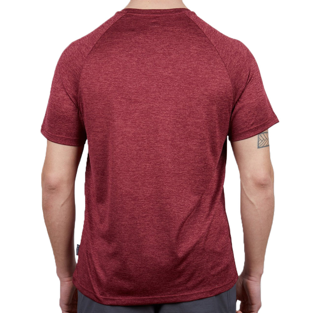 Spor Erkek Tişört - Terletmez Kumaş - Speedwick Move - Bordo