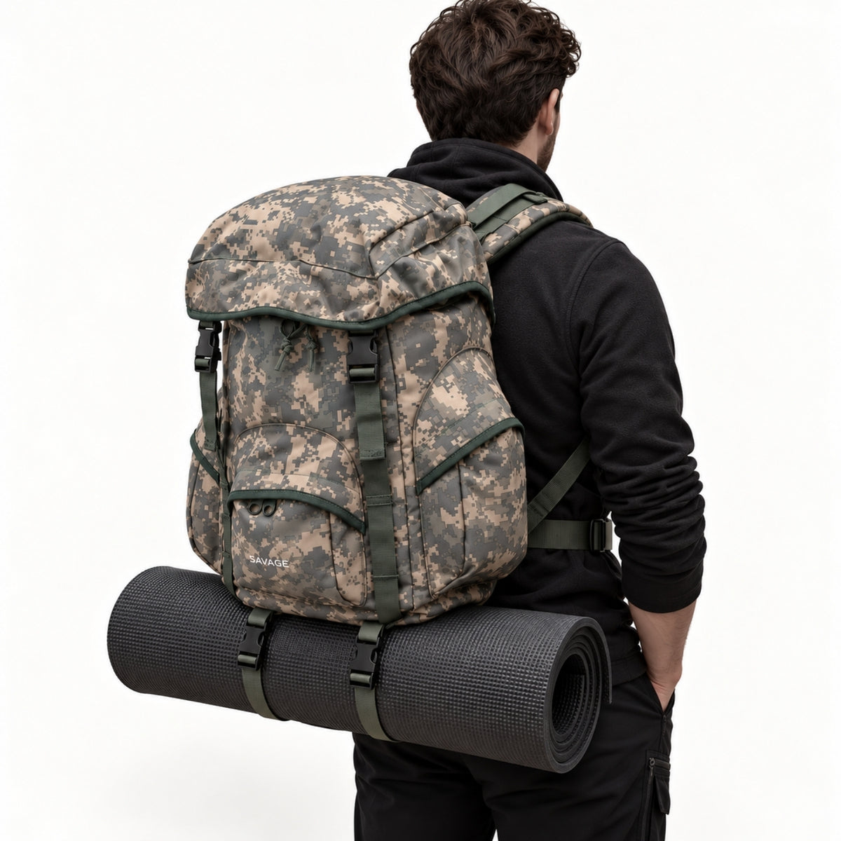 Su Geçirmez Outdoor Sırt Çantası - Kamp Çantası - Savage Ventura 35LT - D.Kmflj