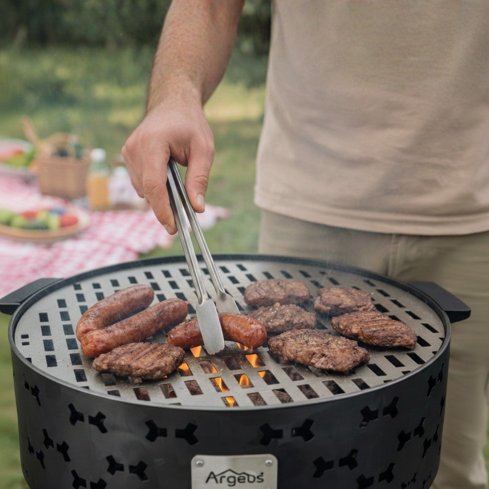 Taşınabilir Kömür Barbekü Mangal - Küçük - 33cm*13cm*52cm