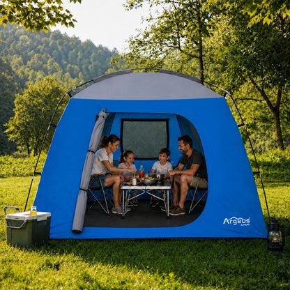 4 Kişilik Gazebo Kamp Gölgeliği - Kamp Çadırı - 210x210x150cm - Argeus Skydome