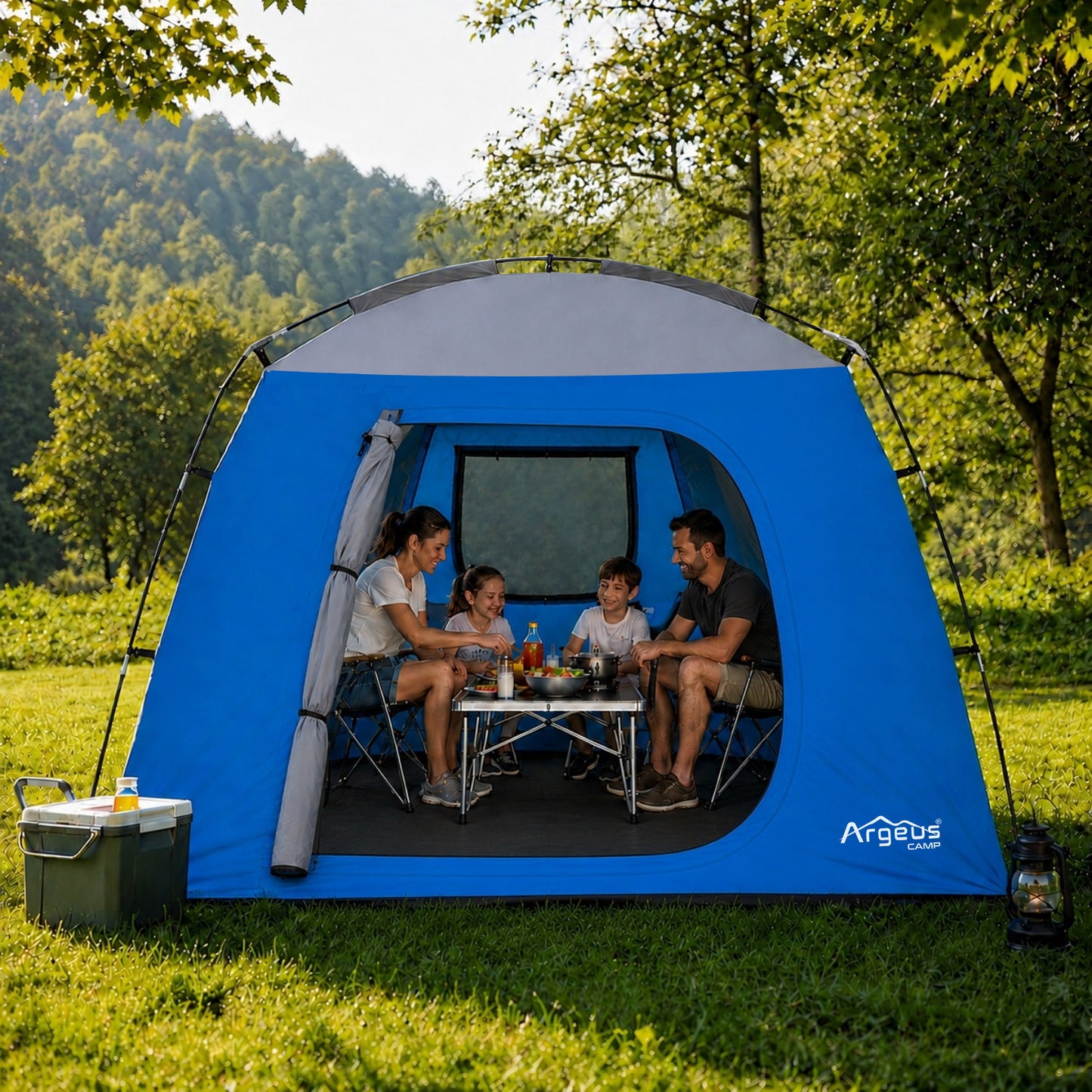 5 Kişilik Gazebo Kamp Gölgeliği - Kamp Çadırı - 240x240x170cm - Argeus Skydome