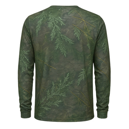 Adaçayı Orman Desenli Mikrofiber Sweatshirt - Avcı Sweatshirt - Hızlı Ku