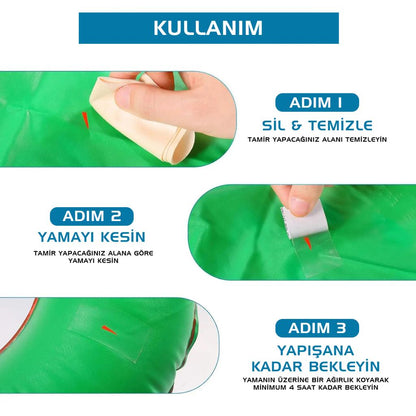 Argeus Kendinden Yapışkanlı Tamir Yaması Antrasit