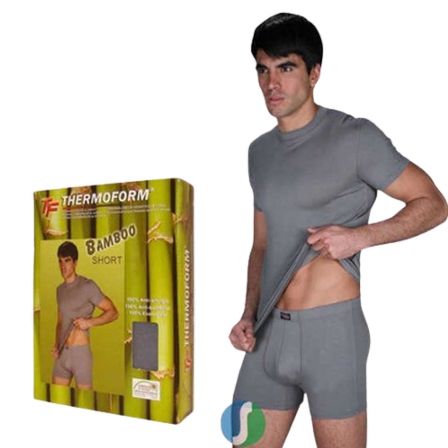 Bambu Erkek Boxer Short - Thermoform - Gri