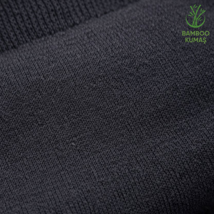 Bambu Erkek Kısa Soket Çorap - 3 Çift - Dikişsiz - Bahri - 17451 - Set 1