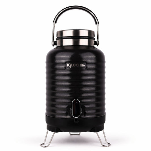Çelik Family Termos - Igloo - Barrel - 5 lt - Siyah - 205865