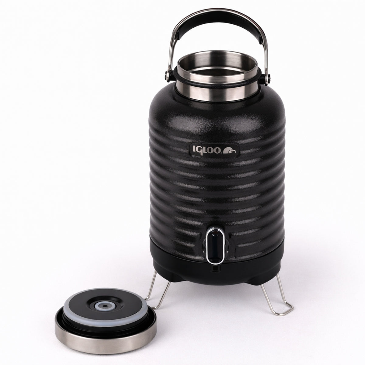 Çelik Family Termos - Igloo - Barrel - 5 lt - Siyah - 205865