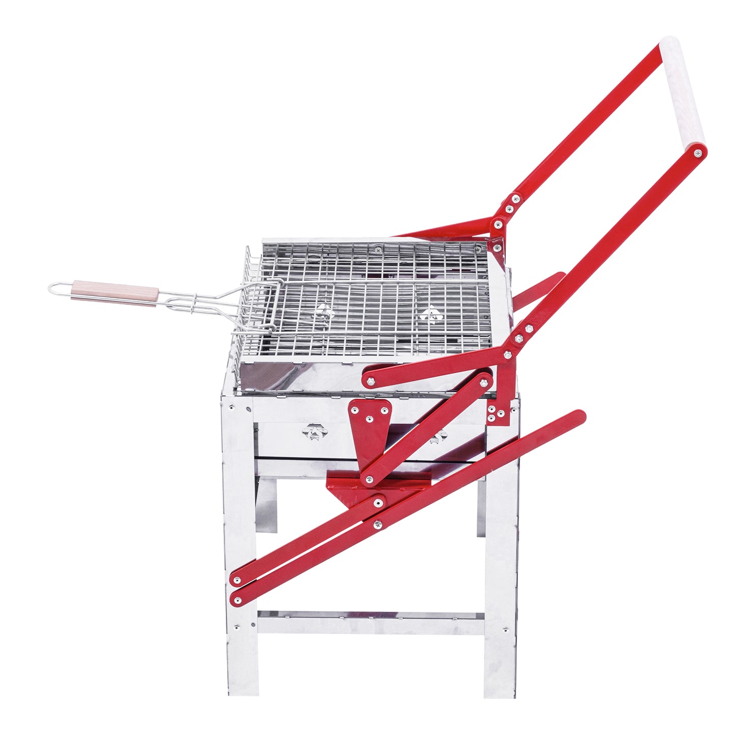 Çevirme Mekanizmalı  Krom Mangal - Yükseklik Ayarlı - Argeus Turnmaster Pro