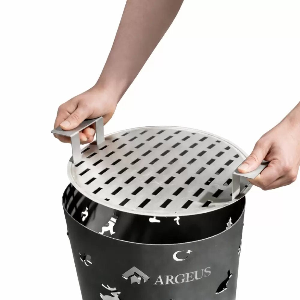 Doğa-Orman Şöminesi - Izgaralı - Büyük - İksa - 44cm-29cm-50cm