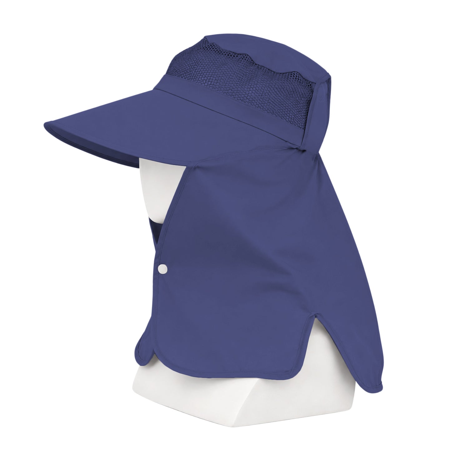 Ense Korumalı Outdoor Şapka - Fileli - Lacivert - Savex