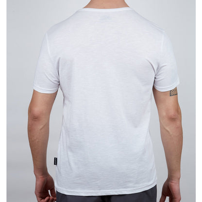 Erkek Tişört - Pamuklu Spor Tişört - Basic - Beyaz (600400)