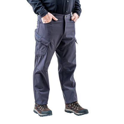 İçi Polarlı Softshell Pantolon - Su Rüzgar Geçirmez - Savage - Antrasit