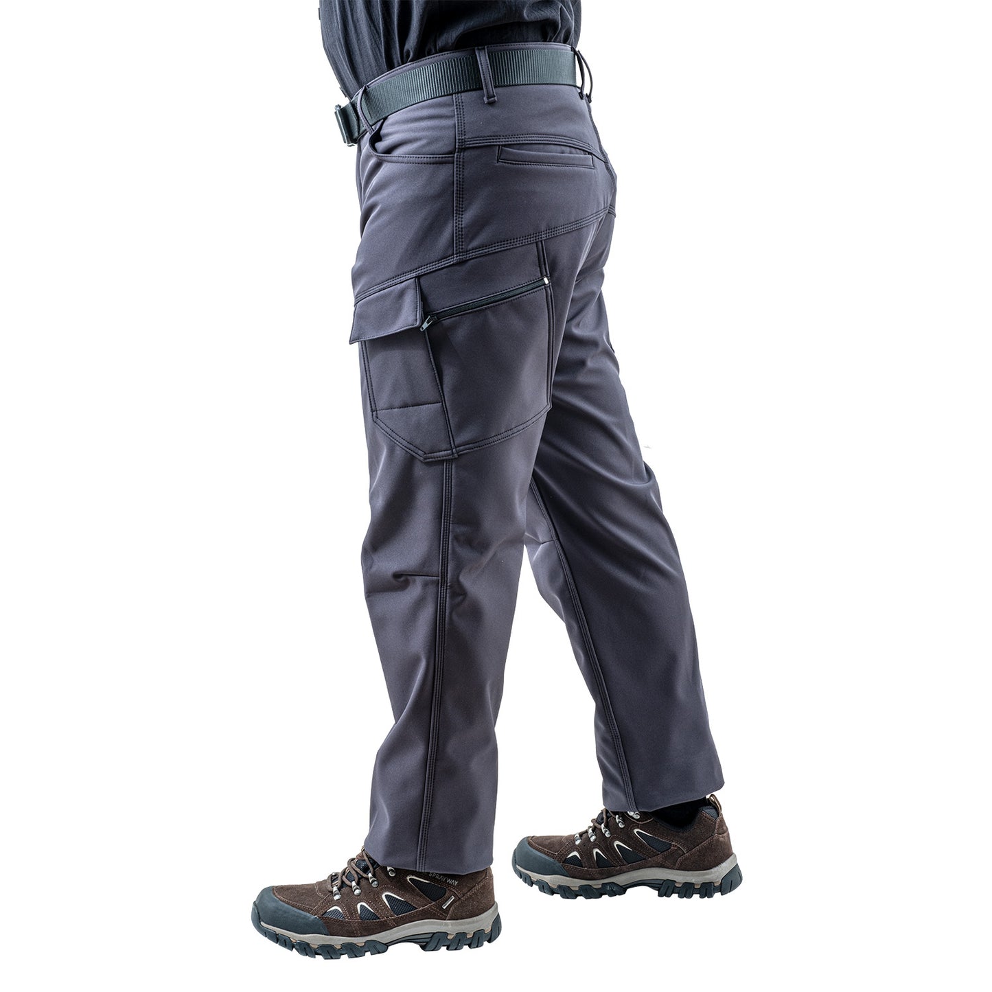 İçi Polarlı Softshell Pantolon - Su Rüzgar Geçirmez - Savage - Antrasit