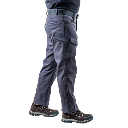 İçi Polarlı Softshell Pantolon - Su Rüzgar Geçirmez - Savage - Antrasit