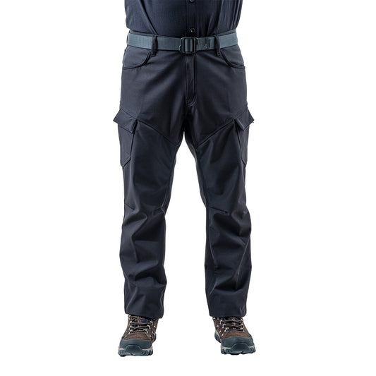 İçi Polarlı Softshell Pantolon - Su Rüzgar Geçirmez - Savage - Siyah