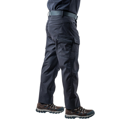 İçi Polarlı Softshell Pantolon - Su Rüzgar Geçirmez - Savage - Siyah