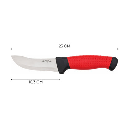 Kasap Bıçağı - Lazoğlu Redmaster - 3'lü Bıçak Seti - Kesme Doğrama - Silikon Sap