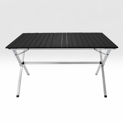 Katlanabilir Alüminyum Kamp Masası - 6/8 Kişilik - Tundra Dark - Taşıma Çantalı