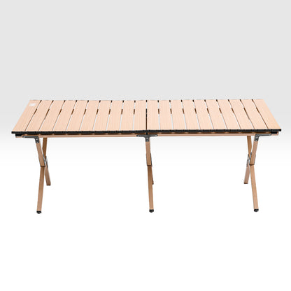 Katlanabilir Kamp Masası - 6/8 Kişilik - Timber - Taşıma Çantalı
