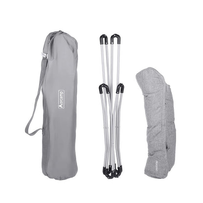 Katlanabilir Kamp Sandalyesi - Cozy - Orcamp - Gri - (OUT-2180)
