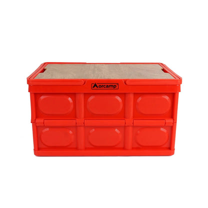 Katlanabilir Piknik Sepeti - Orcamp - Porto - 50 Lt - Kırmızı - (OUT-3580)
