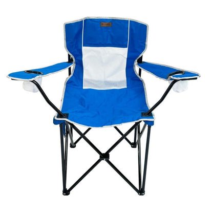 Katlanır Kamp Piknik Sandalyesi - Madfox Harbor - Bardaklıklı - Mavi - 547285