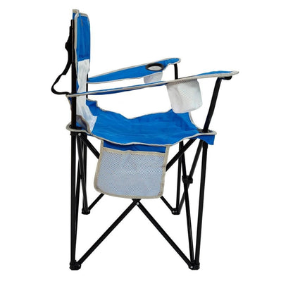 Katlanır Kamp Piknik Sandalyesi - Madfox Harbor - Bardaklıklı - Mavi - 547285