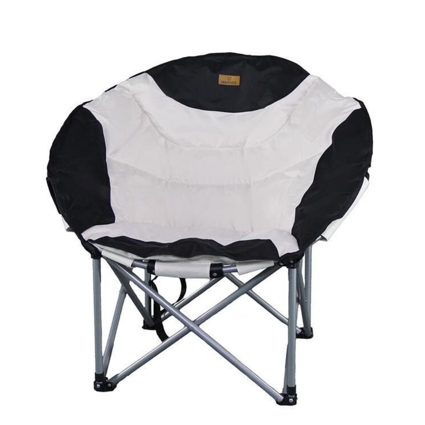 Katlanır Kamp Piknik Sandalyesi - Madfox Moonchair Deluxe - Siyah/Gri - 547212