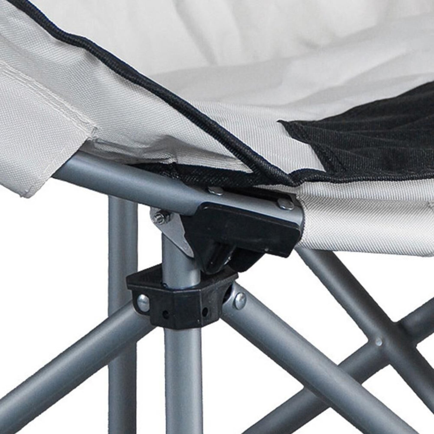 Katlanır Kamp Piknik Sandalyesi - Madfox Moonchair Deluxe - Siyah/Gri - 547212