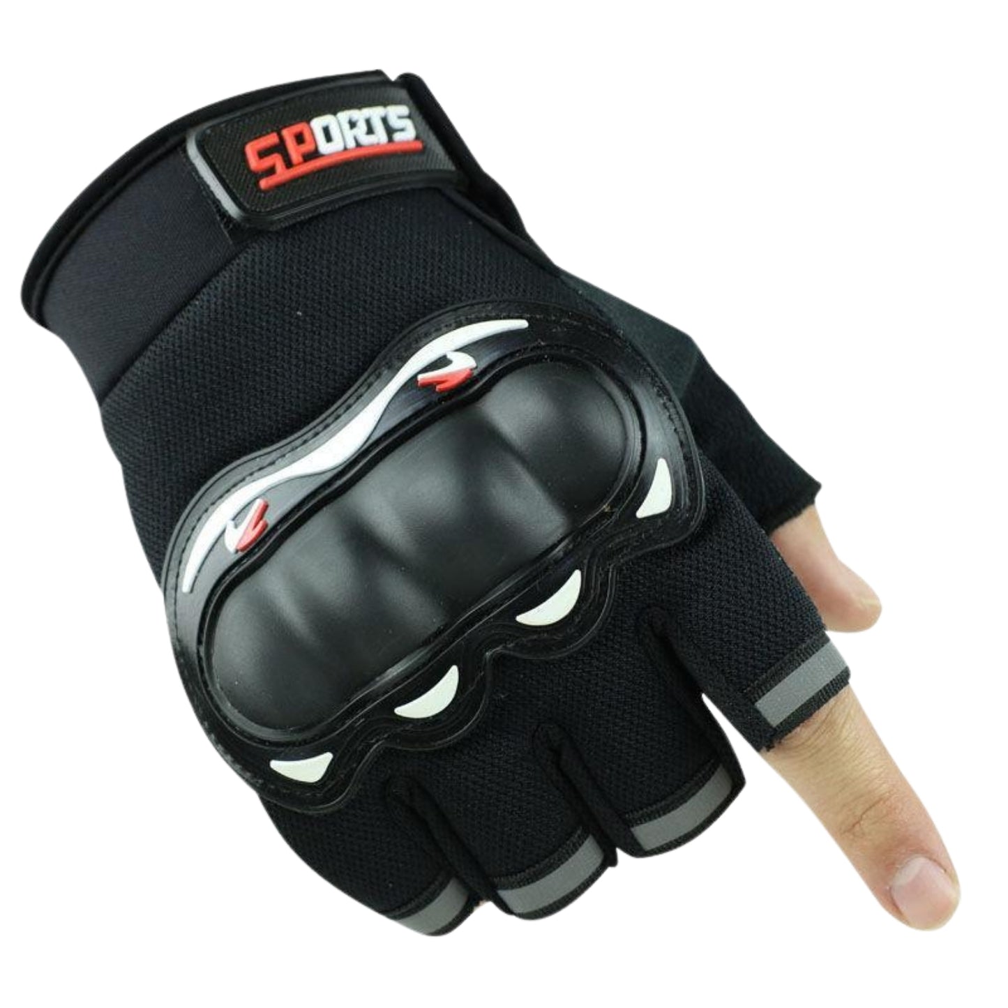 Kemik Taktikal Eldiven - Savage - Sports - Siyah (1109)