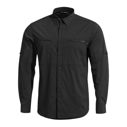 Outdoor Tactical Erkek Gömleği - Pentagon - Wayne - Black - K02029