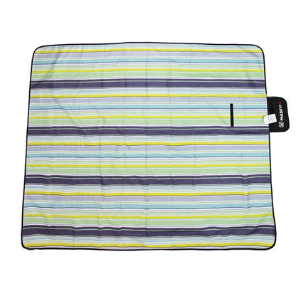Piknik Kamp Örtüsü - Su Geçirmez - Madfox Skyloft - Blue Stripe - 546254