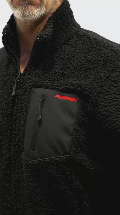 Alpinist Plus Teddy Erkek Polar Mont Siyah (600506)