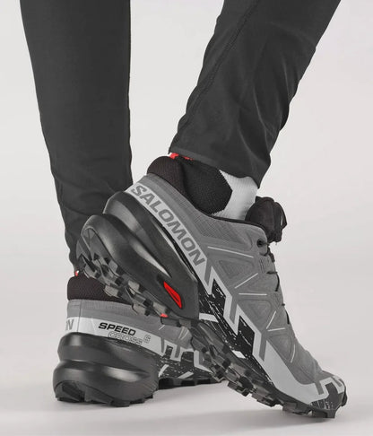 Salomon Speedcross 6 Erkek Koşu Ayakkabısı - Quiet Shade/Black/Pearl Blue
