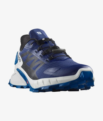 Salomon Supercross 4 Erkek Koşu Ayakkabısı - Blue Print/Black/Lapis Blue