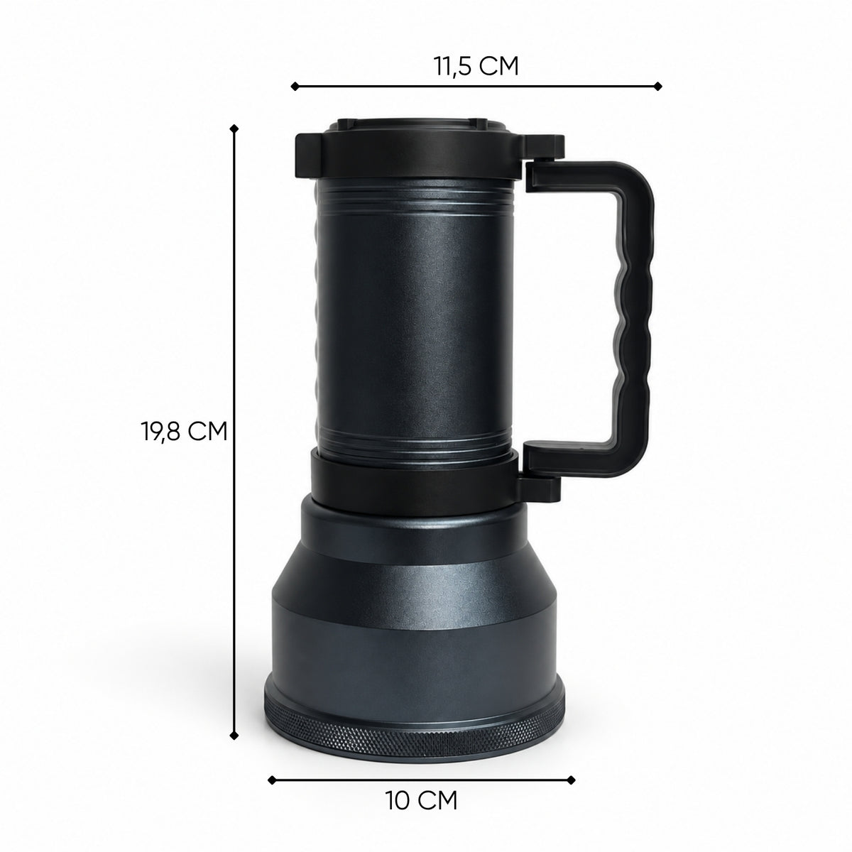 Şarj Edilebilir El Feneri - Şarjlı Projektör - 15 Watt - DAT - DT-827
