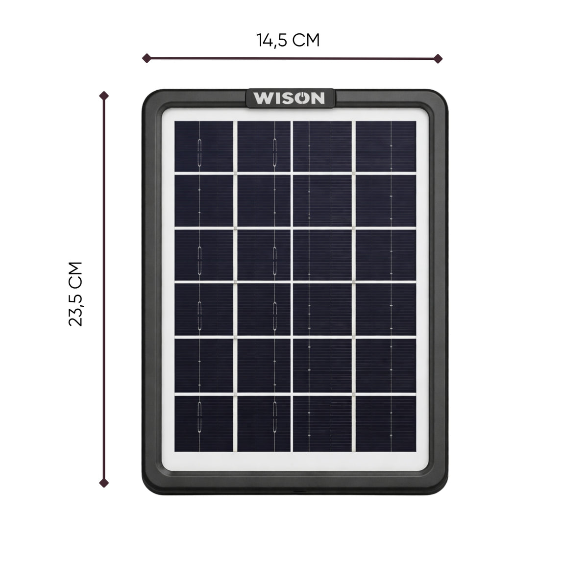 Solar Panelli Şarj Cihazı - 5 Usb Başlıklı - Wison - 3.5 Watt (WS-6010)