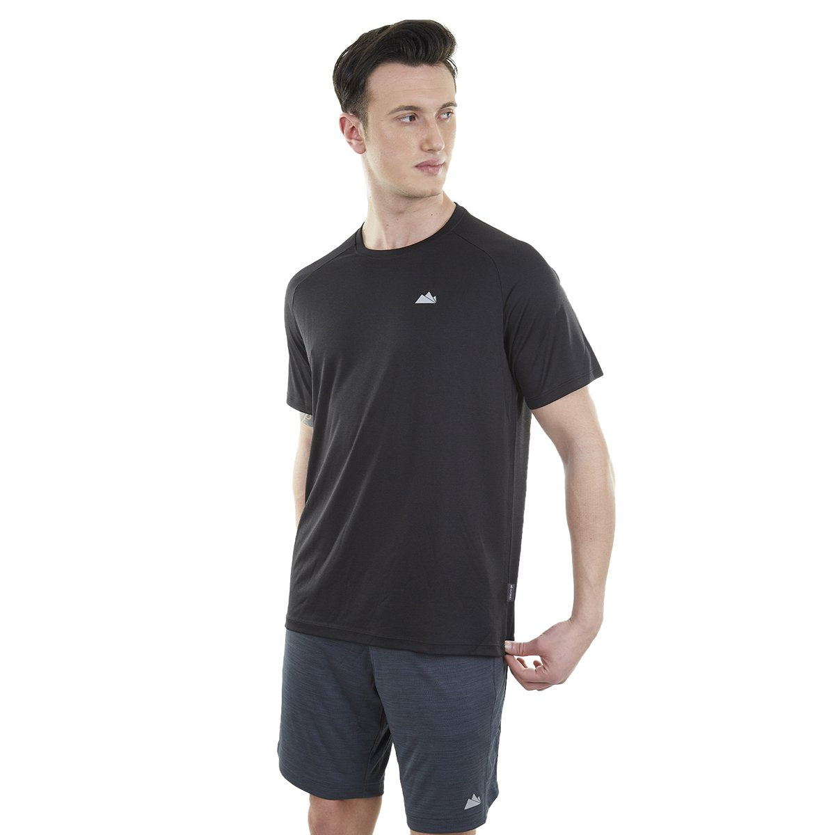 Spor Erkek Tişört - Hızlı Kuruyan Tişört - Ultra Dry - Siyah (600614)