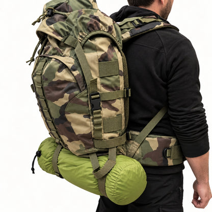 Su Geçirmez Outdoor Sırt Çantası - Dağcı Çantası - Savage Ventura 60LT- Kamuflaj