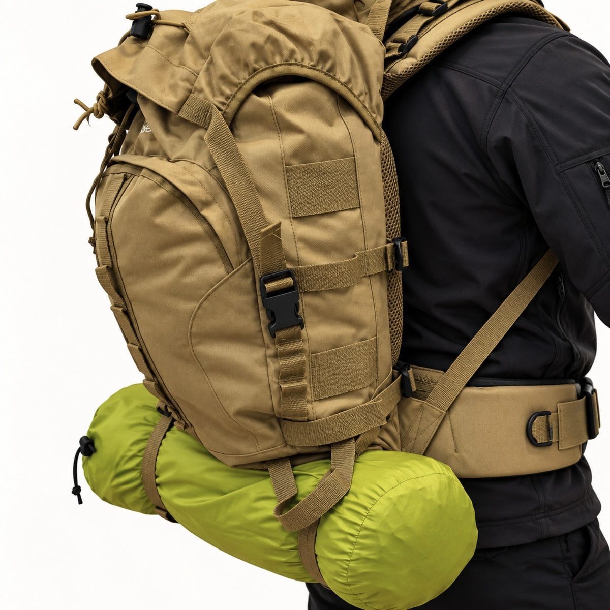 Su Geçirmez Outdoor Sırt Çantası - Dağcı Çantası - Savage Ventura 60LT - Kum