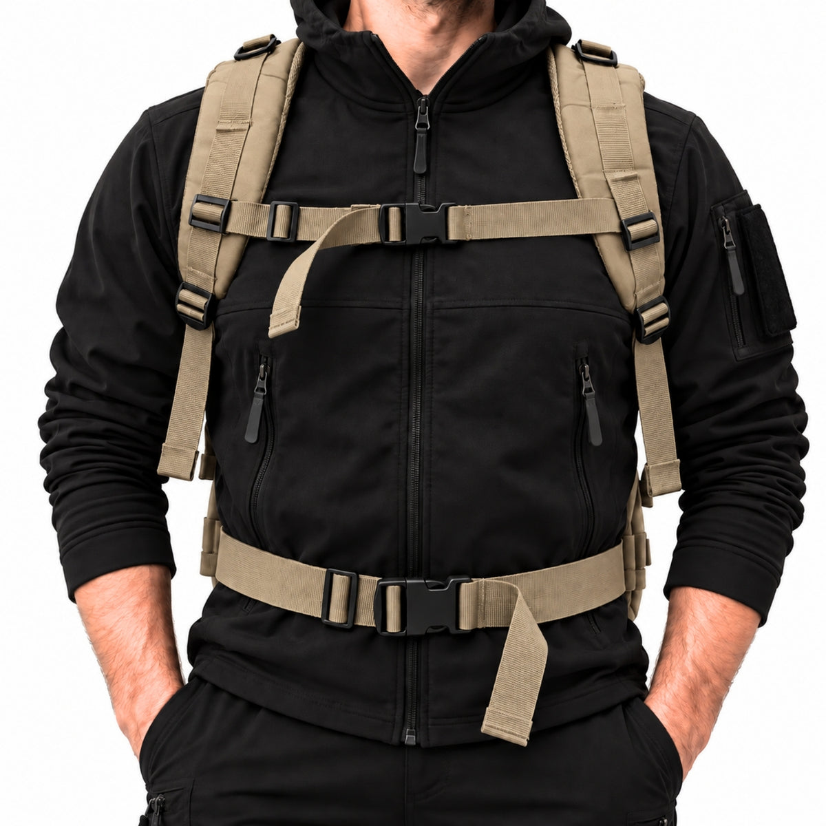 Su Geçirmez Outdoor Sırt Çantası - Dağcı Çantası - Savage Ventura 60LT - Kum