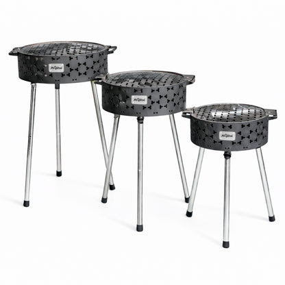 Taşınabilir Kömür Barbekü Mangal  - Büyük - 44cm*13cm*67cm