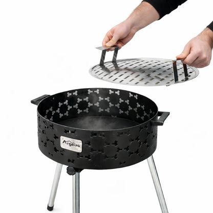 Taşınabilir Kömür Barbekü Mangal  - Büyük - 44cm*13cm*67cm