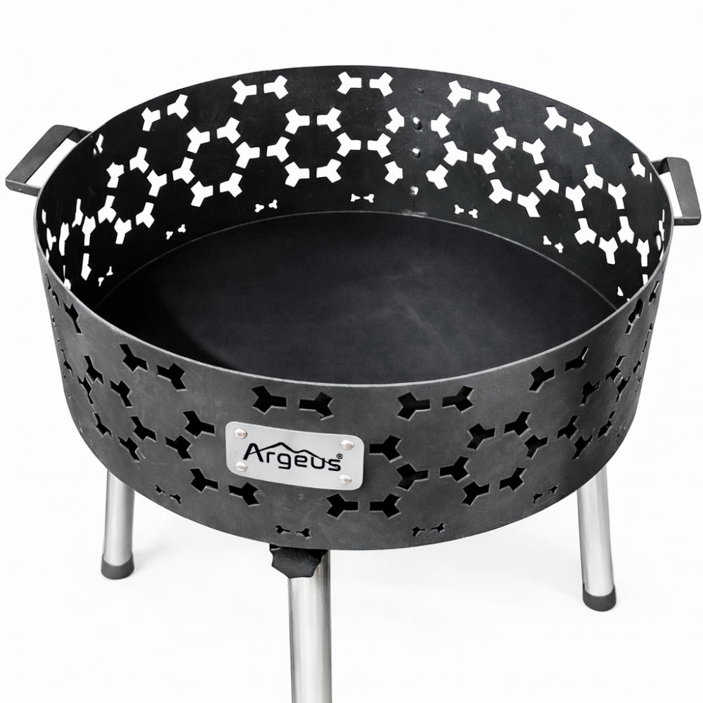 Taşınabilir Kömür Barbekü Mangal - Küçük - 33cm*13cm*52cm